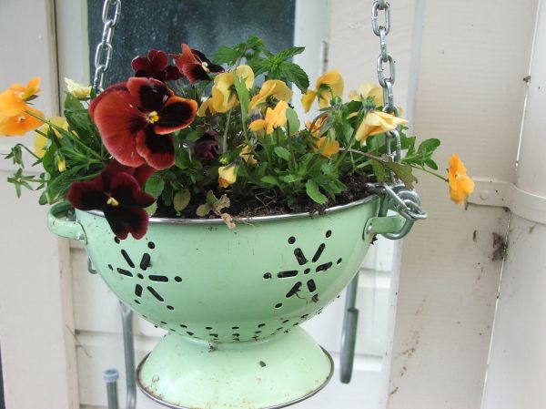 Planten stylen met potten en manden